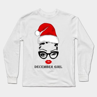 December girl Christmas Long Sleeve T-Shirt